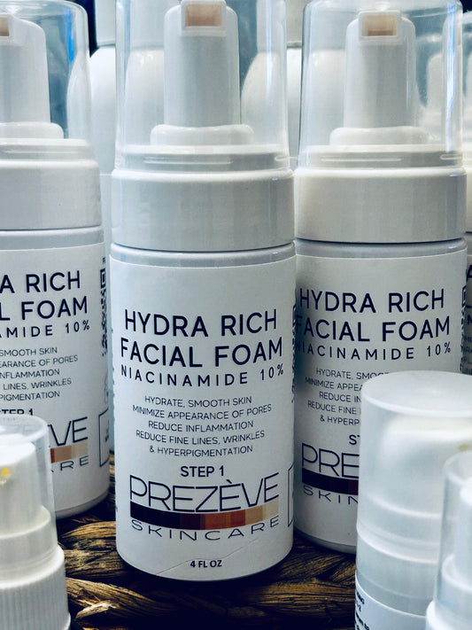 Hydra Rich Facial Foam + 10% Niacinamide 4 OZ